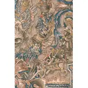 Feu Belgian Tapestry Wall Hanging - 71 in. x 115 in. Cotton/Viscose/Polyester by Charlotte Home Furnishings | Close Up 1