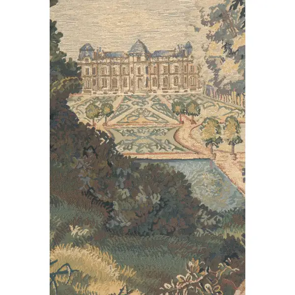 Chateau d'Enghien Belgian Tapestry Wall Hanging | Close Up 1