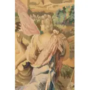 Country Scene Belgian Tapestry Wall Hanging - 53 in. x 66 in. Cotton/Viscose/Polyester by Francois Boucher | Close Up 1