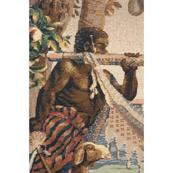 King Borne Belgian Tapestry Wall Hanging | Close Up 1