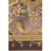 Napolean Burgundy Belgian Tapestry Wall Hanging | Close Up 2