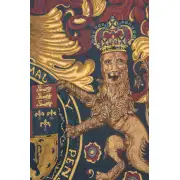Stuart Crest Belgian Tapestry Wall Hanging - 56 in. x 55 in. Cotton/Viscose/Polyester by Charlotte Home Furnishings | Close Up 2