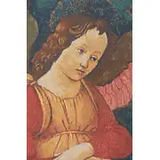 Angels Altarpiece Vertical Belgian Tapestry Wall Hanging | Close Up 1