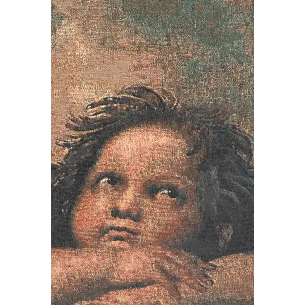 Angels by Raffael Belgian Tapestry Wall Hanging | Close Up 1