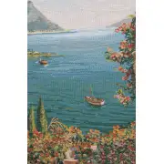 Capri Belgian Tapestry Wall Hanging - 46 in. x 34 in. Cotton/Viscose/Polyester by Robert Pejman | Close Up 2