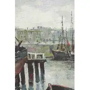 North Sea Harbour Belgian Tapestry Wall Hanging | Close Up 2