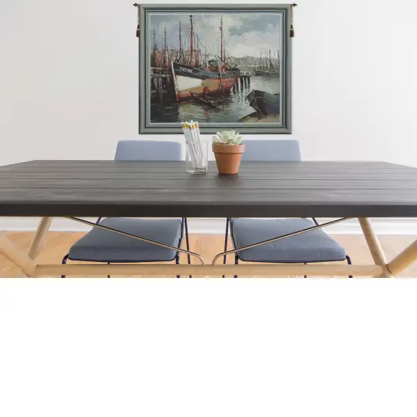 North Sea Harbour Belgian Tapestry Wall Hanging | Life Style 1