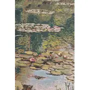 Monet Horizontal Belgian Tapestry Wall Hanging - 136 in. x 80 in. Cotton/Viscose/Polyester by Claude Monet | Close Up 1