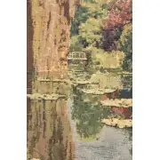 Lake Giverny Without Border Belgian Tapestry Wall Hanging - 39 in. x 30 in. Cotton/Viscose/Polyester by Claude Monet | Close Up 1