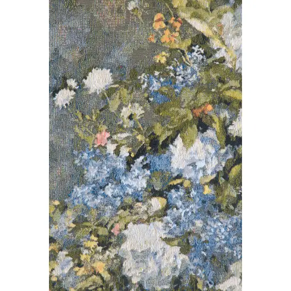 Spring Bouquet By Renoir Belgian Tapestry Wall Hanging - 28 in. x 36 in. Cotton/Viscose/Polyester by Pierre- Auguste Renoir | Close Up 1