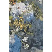 Spring Bouquet By Renoir Belgian Tapestry Wall Hanging - 28 in. x 36 in. Cotton/Viscose/Polyester by Pierre- Auguste Renoir | Close Up 2