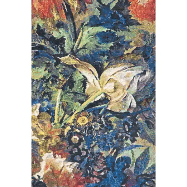 Bouquet Dore Belgian Tapestry Wall Hanging - 36 in. x 46 in. Cotton/Treveria/Wool by Jan Van Huysum | Close Up 2
