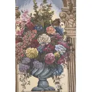 Floral Arch Belgian Tapestry Wall Hanging - 33 in. x 65 in. Cotton/Viscose/Polyester by Charlotte Home Furnishings | Close Up 2