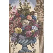 Floral Arch Belgian Tapestry Wall Hanging | Close Up 2