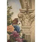 Floral Arch Duo Belgian Tapestry Wall Hanging - 61 in. x 66 in. Cotton/Viscose/Polyester by Charlotte Home Furnishings | Close Up 1