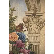 Floral Arch Duo Belgian Tapestry Wall Hanging | Close Up 1