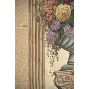 Floral Arch Duo Belgian Tapestry Wall Hanging - 61 in. x 66 in. Cotton/Viscose/Polyester by Charlotte Home Furnishings | Close Up 2