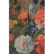 Summer Flowers Belgian Tapestry Wall Hanging - 50 in. x 66 in. Cotton/Viscose/Polyester by Jan Davidsz de Heem | Close Up 1