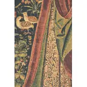 Promenade I Left Panel Belgian Tapestry Wall Hanging - 26 in. x 58 in. Cotton/Viscose/Polyester by Pieter van Aeist | Close Up 2