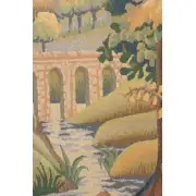 Bridge Without Bird I Belgian Tapestry Wall Hanging - 55 in. x 52 in. Cotton/Viscose/Polyester by Charlotte Home Furnishings | Close Up 2