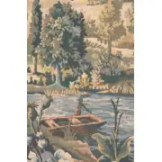 Paysage Flamand Village Belgian Wall Tapestry | Close Up 1