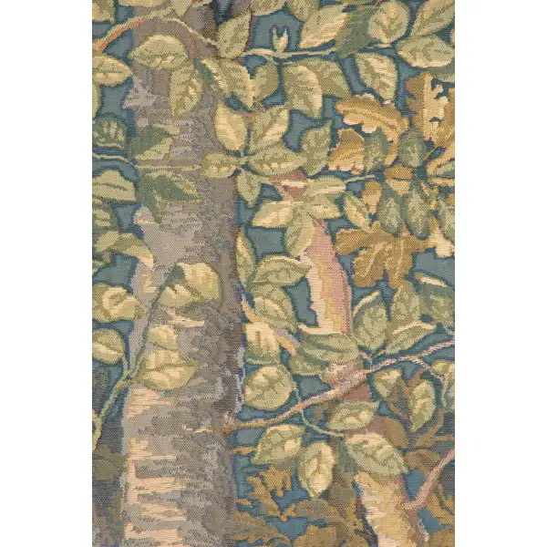 Woodland Belgian Tapestry Wall Hanging - 26 in. x 84 in. Cotton/Viscose/Polyester by Michiel Coxcie | Close Up 2