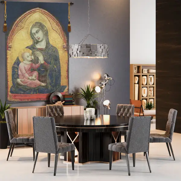 Madonna en Or Belgian Tapestry Wall Hanging | Life Style 1