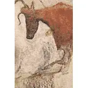 Lascaux Part Belgian Tapestry Wall Hanging - 62 in. x 21 in. Cotton/Treveria/Wool by Charlotte Home Furnishings | Close Up 1