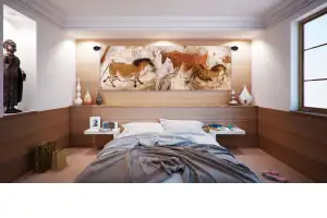 Lascaux Part Belgian Wall Tapestry