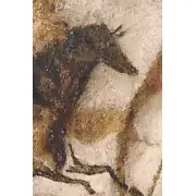 Lascaux Small Belgian Tapestry Wall Hanging | Close Up 1