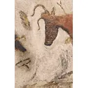 Lascaux Small Belgian Tapestry Wall Hanging - 90 in. x 21 in. Cotton/Treveria/Wool by Charlotte Home Furnishings | Close Up 2