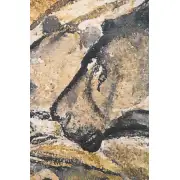 Lions Of Chauvet Belgian Tapestry Wall Hanging - 36 in. x 33 in. Cotton/Treveria/Wool by Charlotte Home Furnishings | Close Up 1