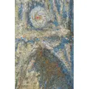 Claude Monet Cathedral Belgian Tapestry Wall Hanging | Close Up 1