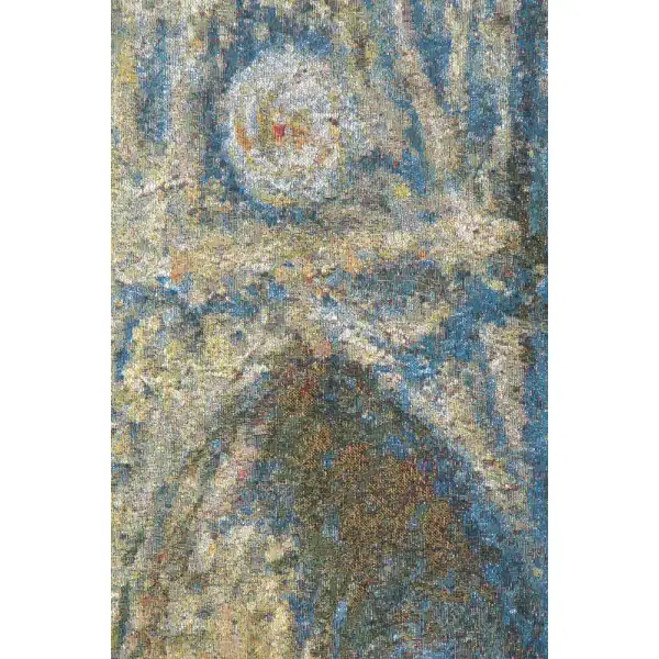 Claude Monet Cathedral Belgian Tapestry Wall Hanging - 48 in. x 71 in. Cotton/Wool/Polyester by Claude Monet | Close Up 1