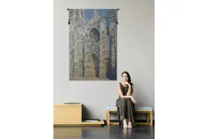 Claude Monet Cathedral Belgian Tapestry Wall Hanging