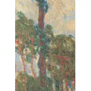 Claude Monet Trees Belgian Tapestry Wall Hanging - 60 in. x 82 in. Cotton/Viscose/Polyester by Claude Monet | Close Up 1