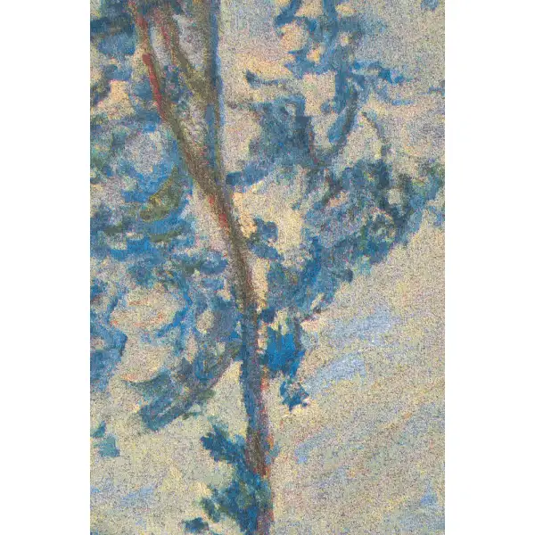 Claude Monet Trees Belgian Tapestry Wall Hanging | Close Up 2