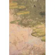 Monet's Style Without Border Belgian Tapestry Wall Hanging - 82 in. x 40 in. Cotton/Wool/Polyester by Claude Monet | Close Up 2