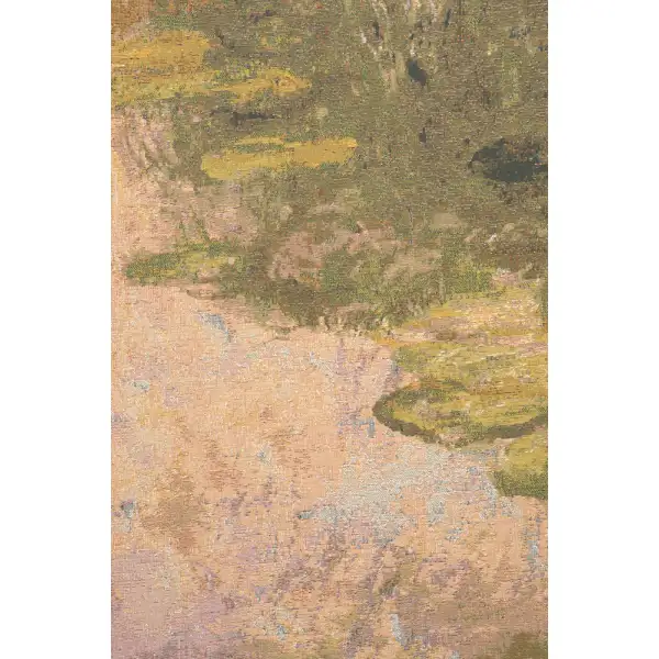 Monet's Style Without Border Belgian Tapestry Wall Hanging - 82 in. x 40 in. Cotton/Wool/Polyester by Claude Monet | Close Up 2