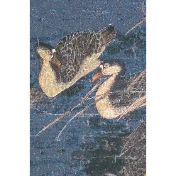 Panel With Ducks Belgian Tapestry Wall Hanging - 38 in. x 76 in. Cotton/Wool/Polyester by Charlotte Home Furnishings | Close Up 2