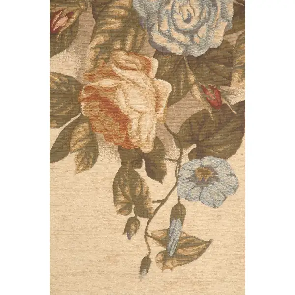 Floral Motif Belgian Tapestry | Close Up 2