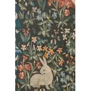 Portiere Licorne French Wall Tapestry - 29 in. x 75 in. Cotton/Viscose/Polyester by Charlotte Home Furnishings | Close Up 2