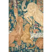 Licorne A La Fontaine French Wall Tapestry | Close Up 2