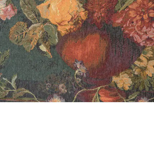 Bouquet Flamand French Wall Tapestry - 44 in. x 58 in. wool/cotton/other by Charlotte Home Furnishings | Close Up 1
