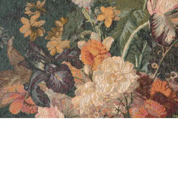 Bouquet Flamand French Wall Tapestry - 44 in. x 58 in. wool/cotton/other by Charlotte Home Furnishings | Close Up 2