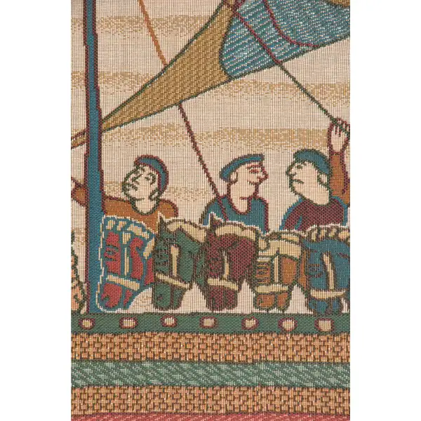 Duke William's Ship No Border French Wall Tapestry | Close Up 2