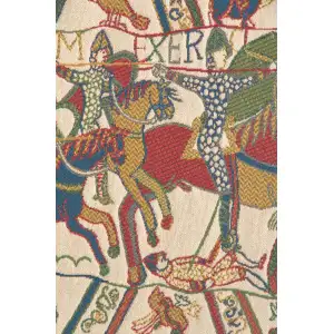 Bayeux The Battle Belgian Tapestry Wall Hanging - 57 in. x 27 in. Cotton/Viscose/Polyester by Charlotte Home Furnishings Inc