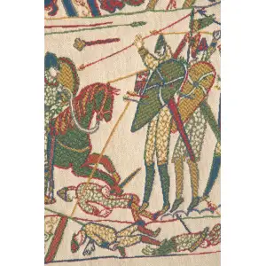 Bayeux The Battle Belgian Tapestry Wall Hanging - 57 in. x 27 in. Cotton/Viscose/Polyester by Charlotte Home Furnishings Inc