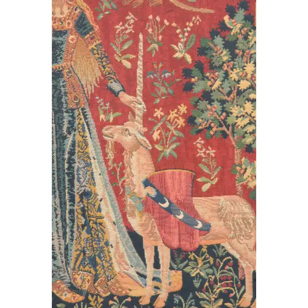 Le Toucher Fonce Belgian Tapestry Wall Hanging | Close Up 2