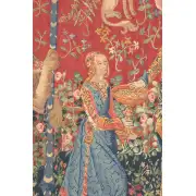 Le Gout Fonce Belgian Tapestry Wall Hanging - 63 in. x 47 in. Cotton/Viscose/Polyester by Charlotte Home Furnishings | Close Up 1